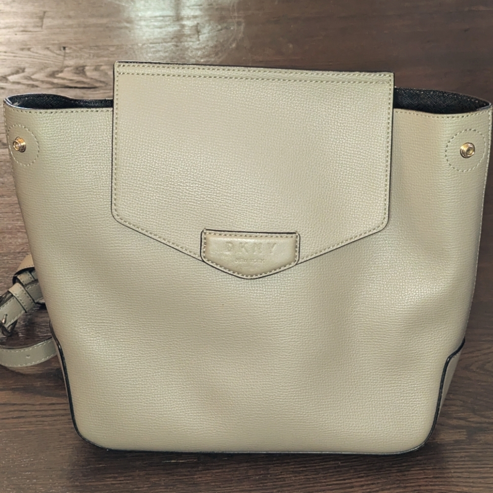 DKNY Faux leather backpack